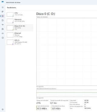 PC Gaming Windows11+i7-9th+16GB+1000GB+RX6400