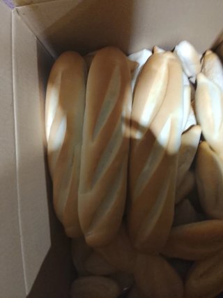 Barras de pan frescas