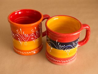 Juego de 2 Tazas de cerámica