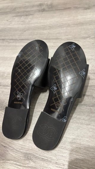 Lote dos pares de Chanclas Mujer Negro y Blanco