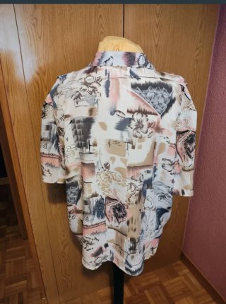 Blusa vintage estampada