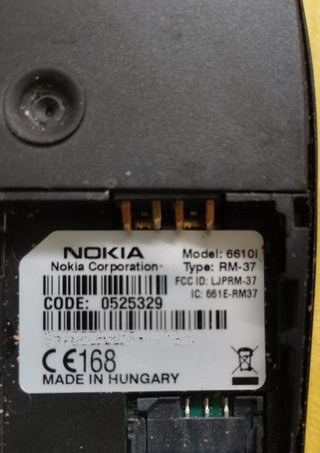 Teléfono Móvil Nokia 6610i