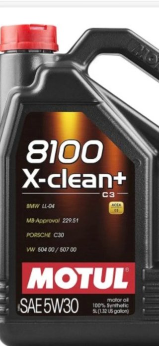 Motul 8100 X-clean+ 5W30 5L