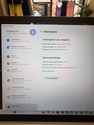 Samsung Galaxy Book4 Edge Grigio