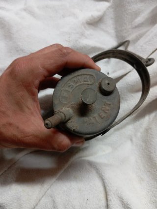 Candil de carburo antiguo