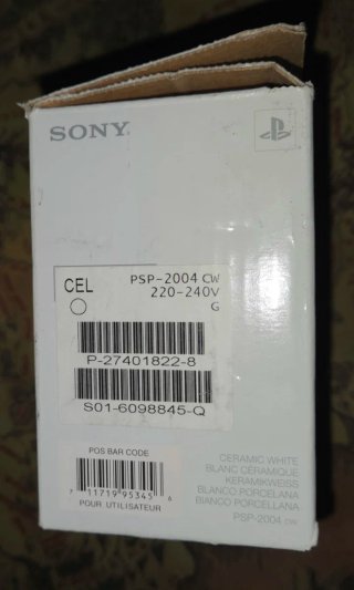 Caja PSP 2004 blanco perla