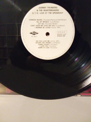 Johnny Thunders & Heartbreakers LP Punk Rock