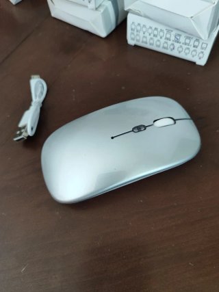 Ratón PC Plata y Rojo Nuevo a estrenar