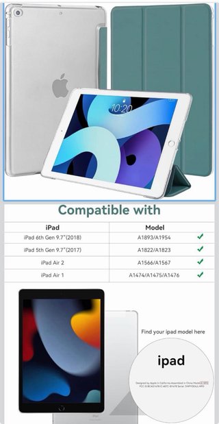 Funda iPad Verde