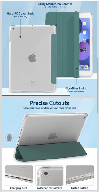 Funda iPad Verde