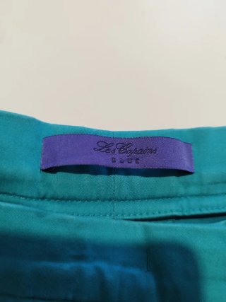 Pantaloni Les Copains a sigaretta teal