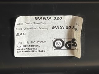 Cofre Menabo 320l Negro brillante