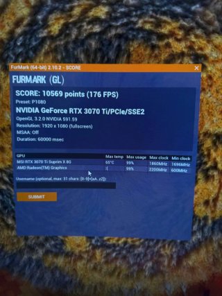MSI RTX 3070 Ti SUPRIM X 8G