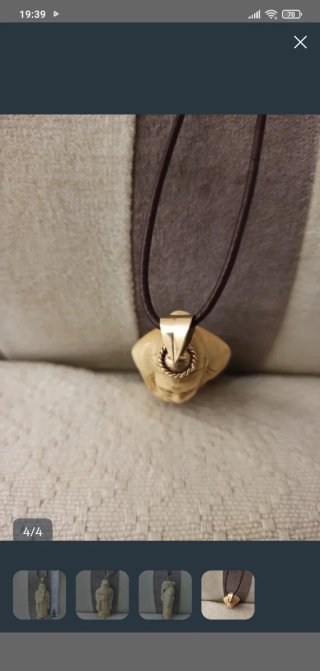 Colgante Oro Figura Hombre Sabio