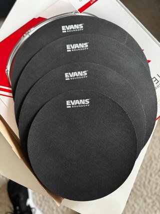 Kit Silenciadores Batería Evans SoundOff