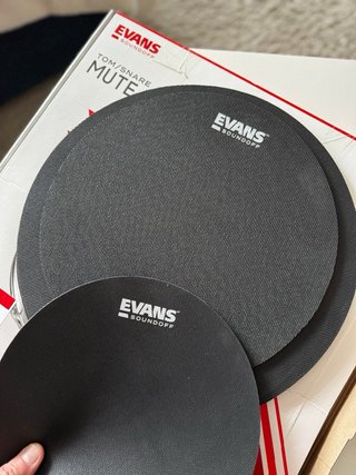 Kit Silenciadores Batería Evans SoundOff