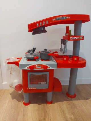 Cocina con accesorios y carro compra Peppa Pig