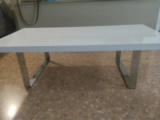 Mesa de centro blanca