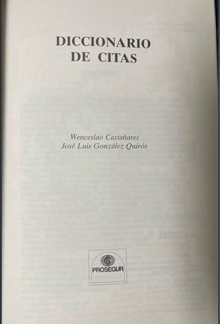 Diccionario de citas