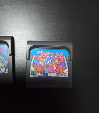 Sega Game Gear Cartuchos: Shinobi y Game Pack 4 en