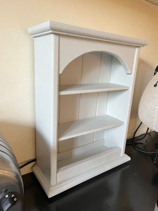 Mobiletto porta barattoli in legno grigio