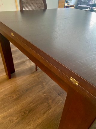 Mesa comedor madera olmo extensible