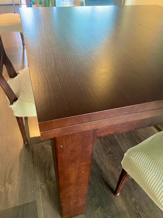 Mesa comedor madera olmo extensible