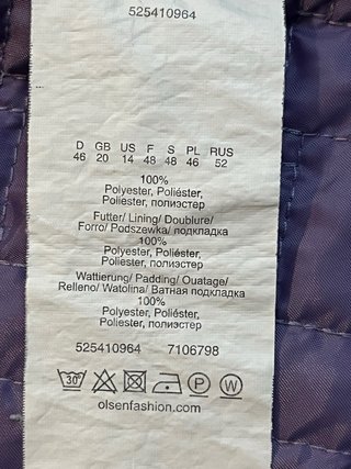 Chaqueta Olsen Morada Mujer