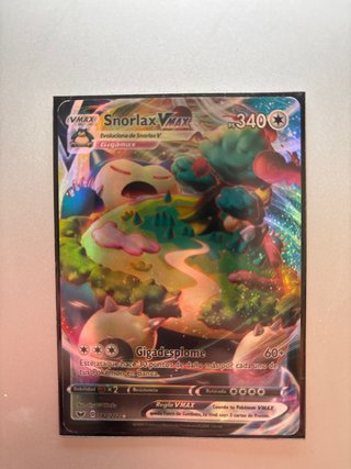 Carta Pokémon Snorlax VMAX Gigadesplome 142/202