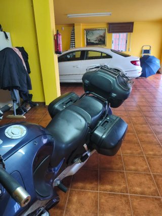 BMW 1150RT Moto color azul marino