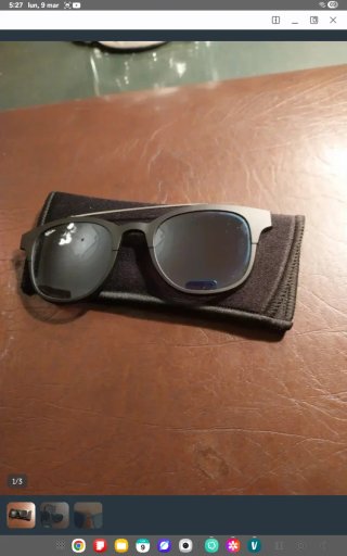 Gafas Afflelou Clip Magnético Negro/Marrón
