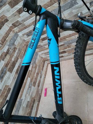 Bicicleta Btwin Rockrider Azul Psta niño de 6 a 12