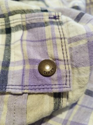 Bermuda cargo Miss Sixty tartan lino