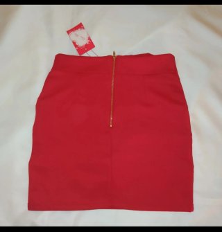 Gonna rossa elasticizzata Elva First S