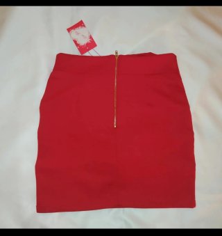 Gonna rossa elasticizzata Elva First S