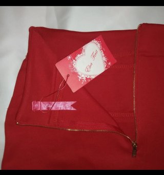 Gonna rossa elasticizzata Elva First S