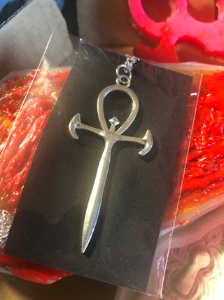Collar Ankh Castlevania Plata