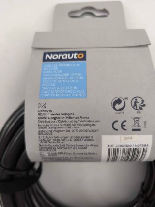Cables de remolque Norauto 7 y 13 pines