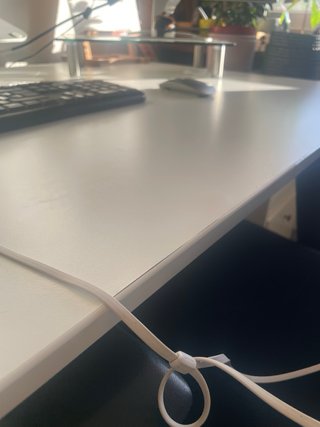 Mesa de oficina Ikea blanca