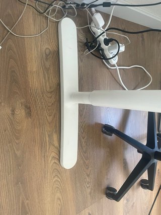 Mesa de oficina Ikea blanca
