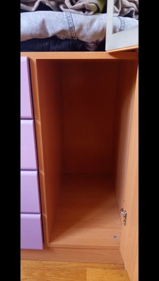 Armario juvenil 4 cajones y 2 puertas + cama nido