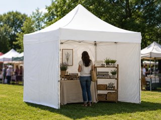 Carpa FleXtents PRO 3x3 Blanca