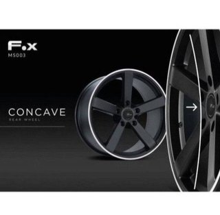 Juego de 4 Llantas 19 Fox MS003 Black Concave BM08