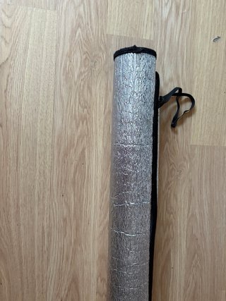 Parasol para coche plateado