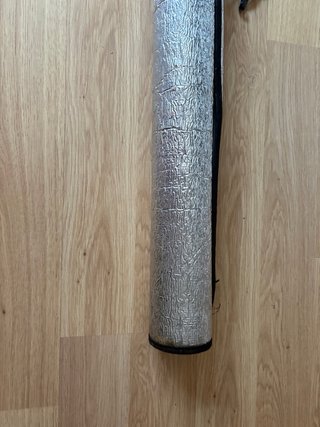 Parasol para coche plateado