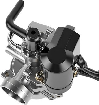 17mm Carburador, Scooter Carburador Motocicleta Carburador con Conector E-choke 2-polos