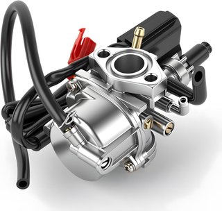 17mm Carburador, Scooter Carburador Motocicleta Carburador con Conector E-choke 2-polos