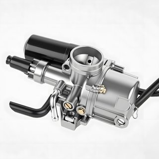 17mm Carburador, Scooter Carburador Motocicleta Carburador con Conector E-choke 2-polos