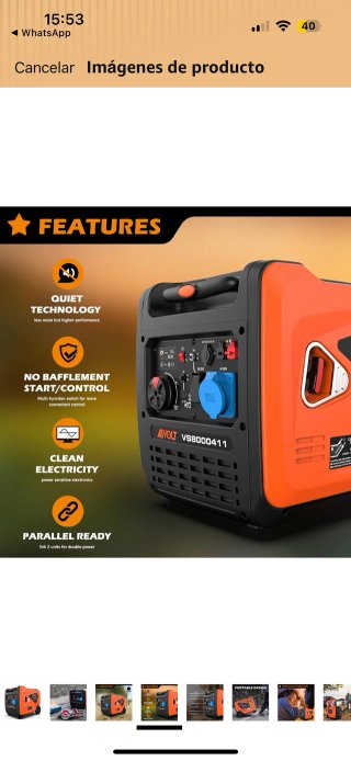 Generador Inverter AIVOLT 6000W Nuevo