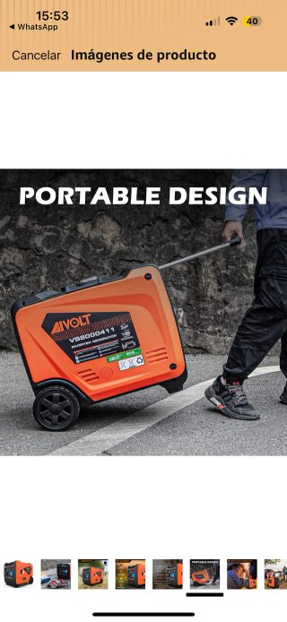 Generador Inverter AIVOLT 6000W Nuevo